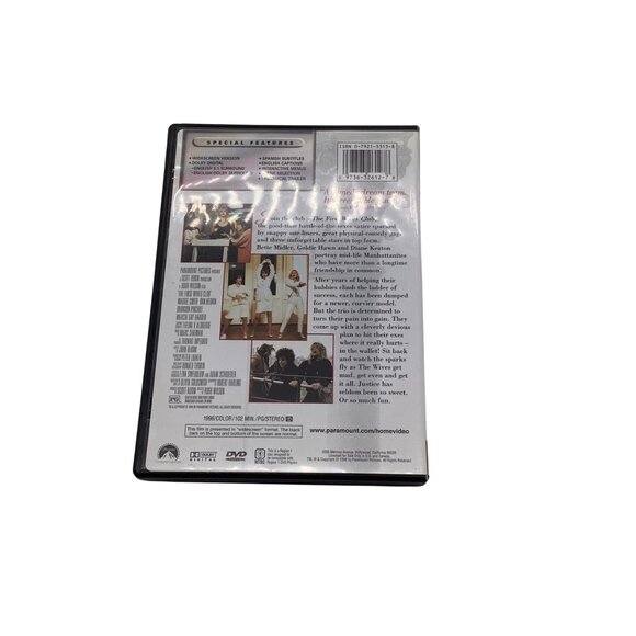 The First Wives Club DVD 1996 Widescreen Edition Bette Midler Comedy Movie - Picture 6 of 8